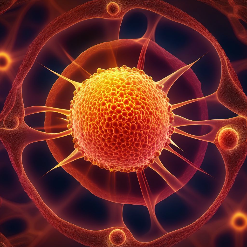 Solitary plasmacytoma digital illustration