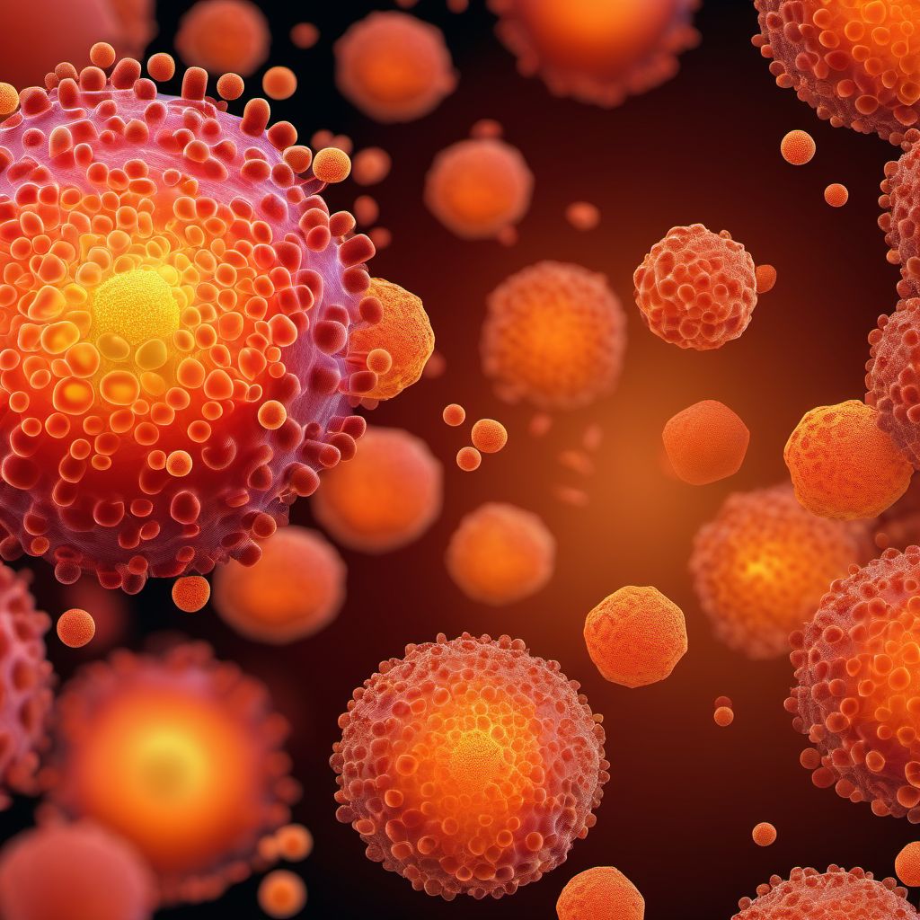 Other lymphoid leukemia digital illustration