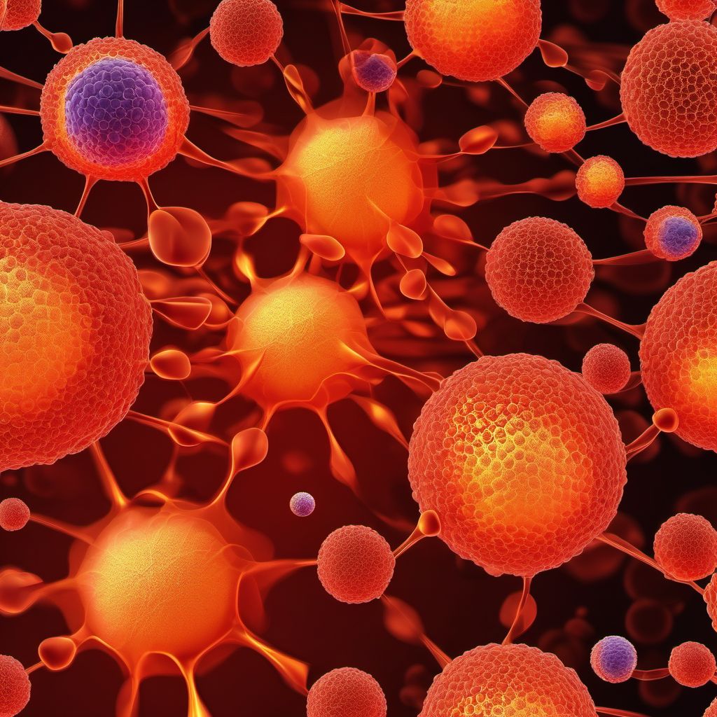 Atypical chronic myeloid leukemia, BCR/ABL-negative digital illustration