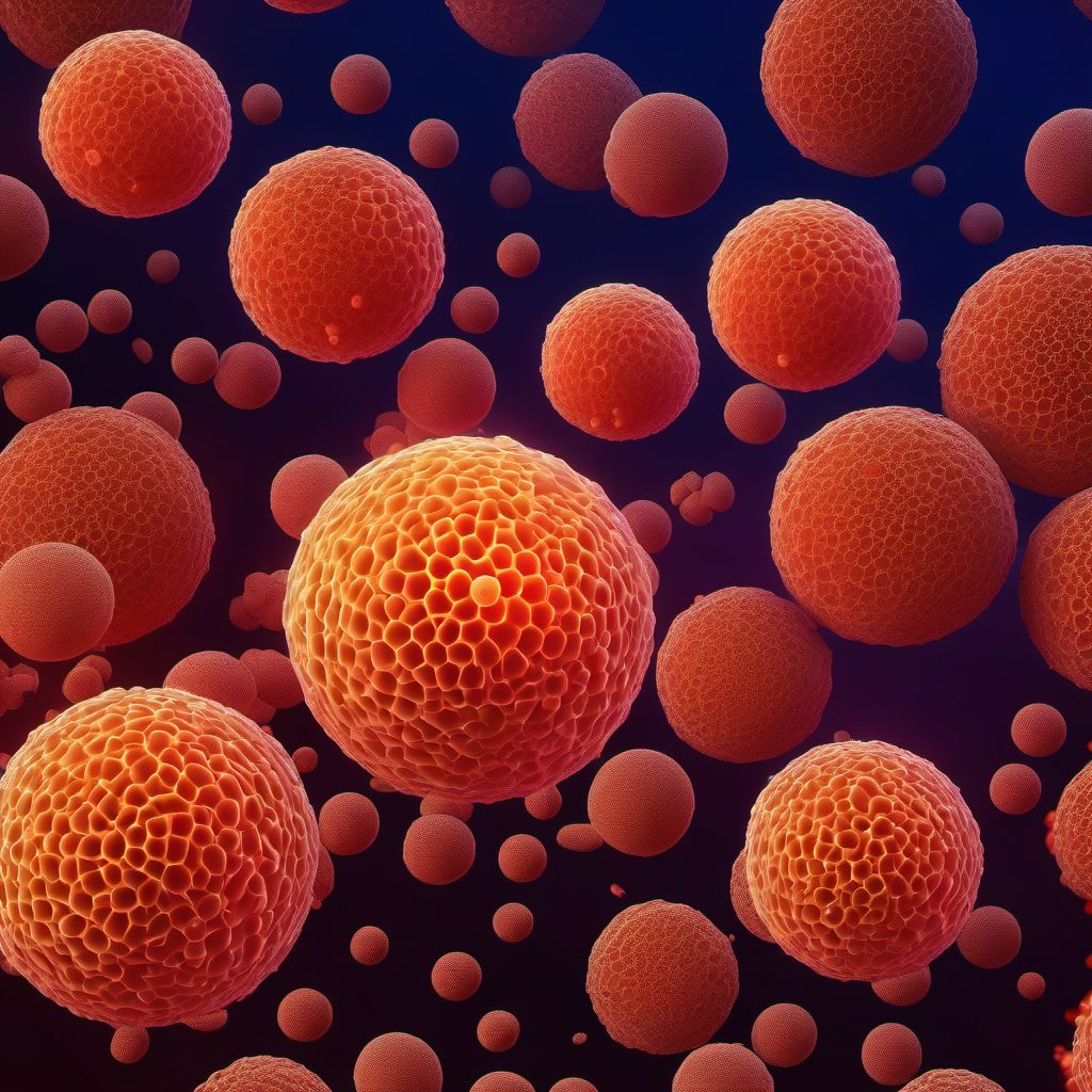 Myeloid leukemia, unspecified digital illustration