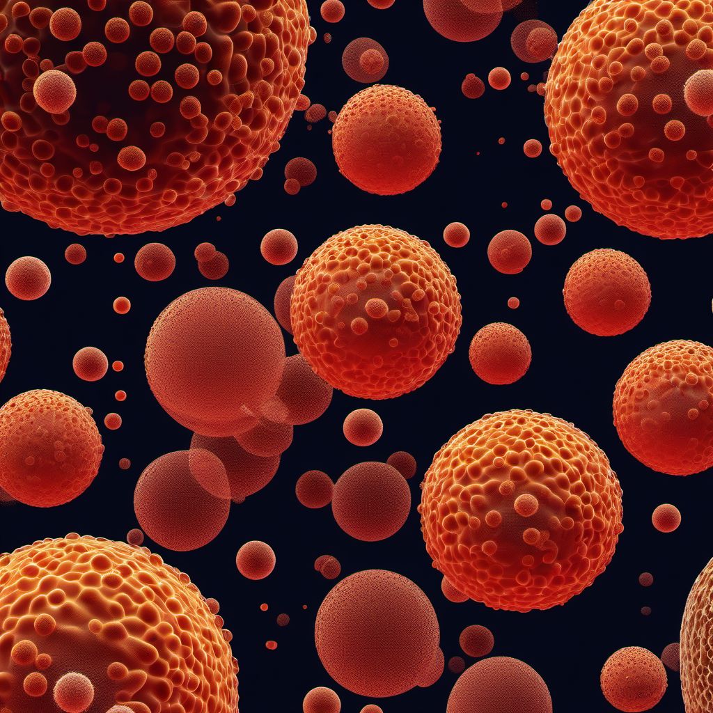 Acute monoblastic/monocytic leukemia digital illustration