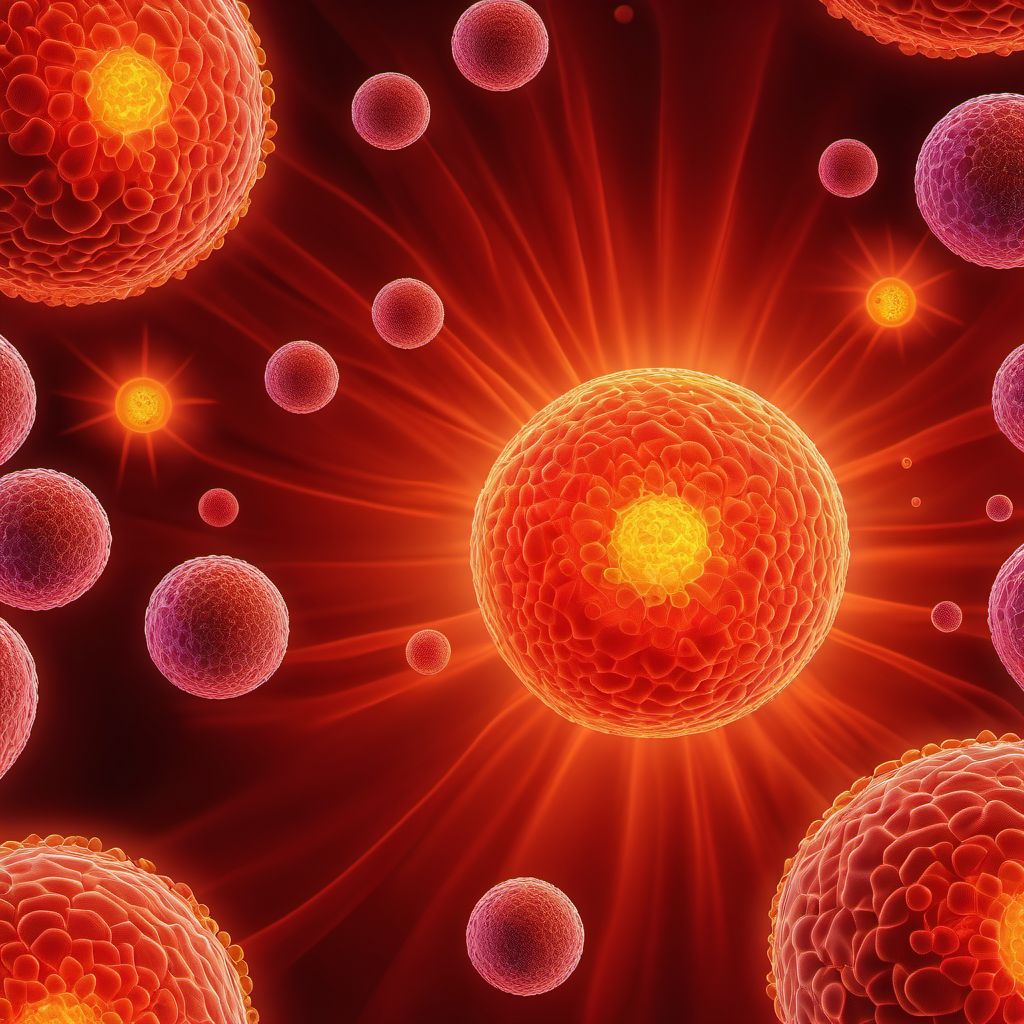 Chronic myelomonocytic leukemia digital illustration