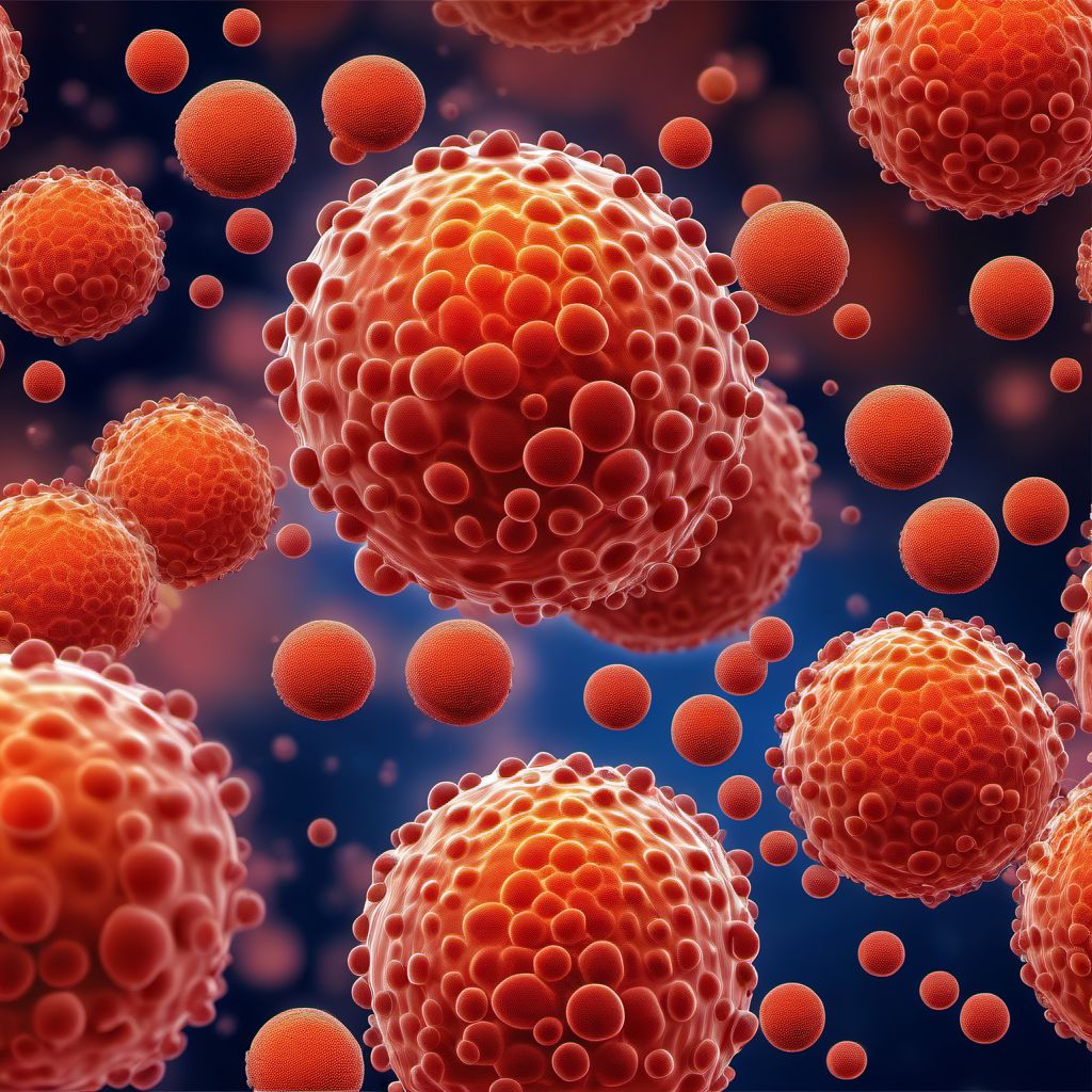 Other monocytic leukemia digital illustration