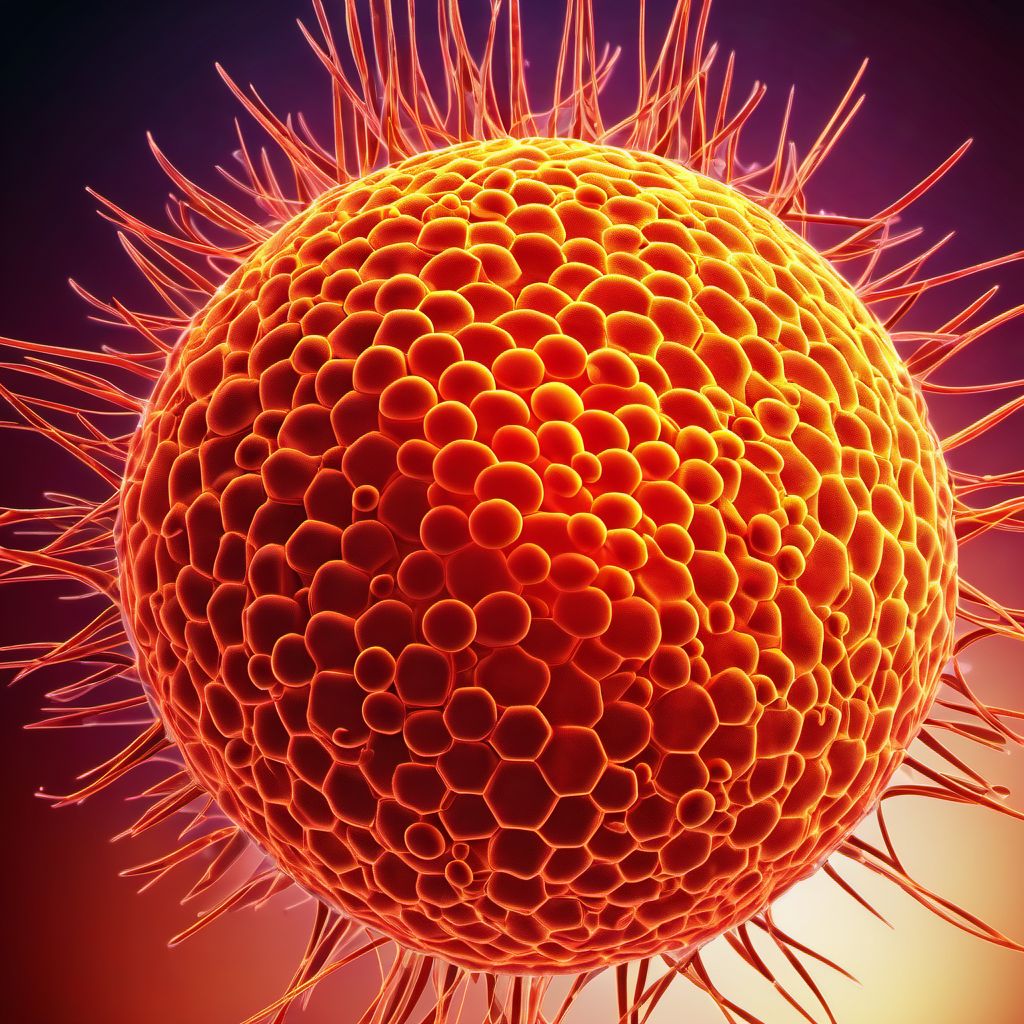 Leukemia, unspecified digital illustration