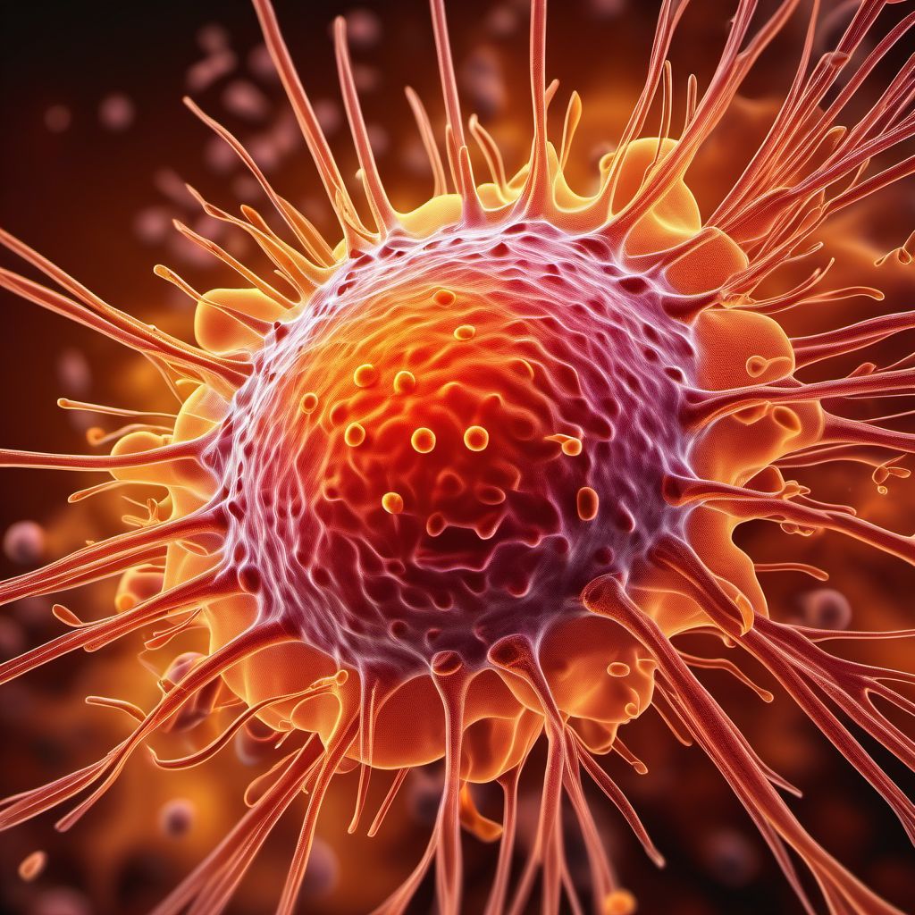 Sarcoma of dendritic cells (accessory cells) digital illustration
