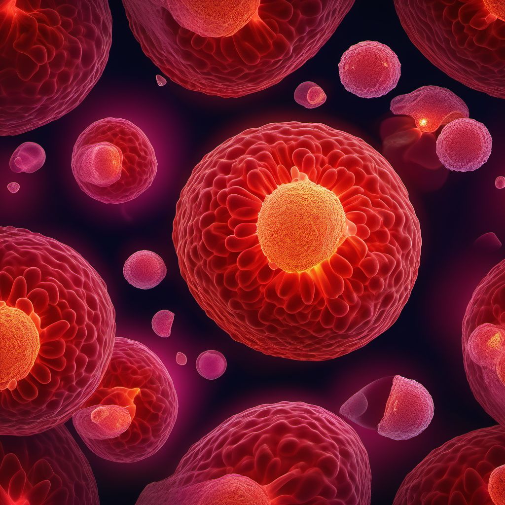 Malignant neoplasm of lymphoid, hematopoietic and related tissue, unspecified digital illustration