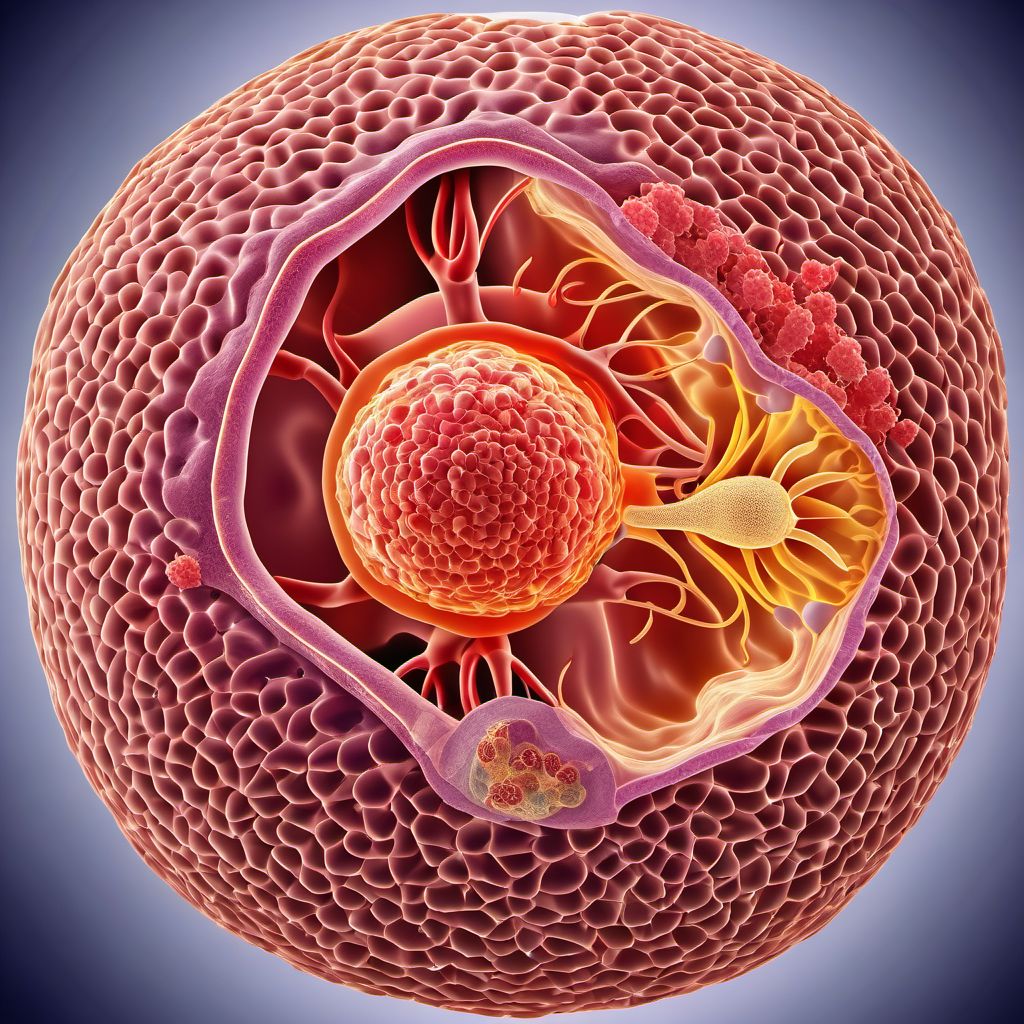 Carcinoma in situ of other and unspecified digestive organs digital illustration