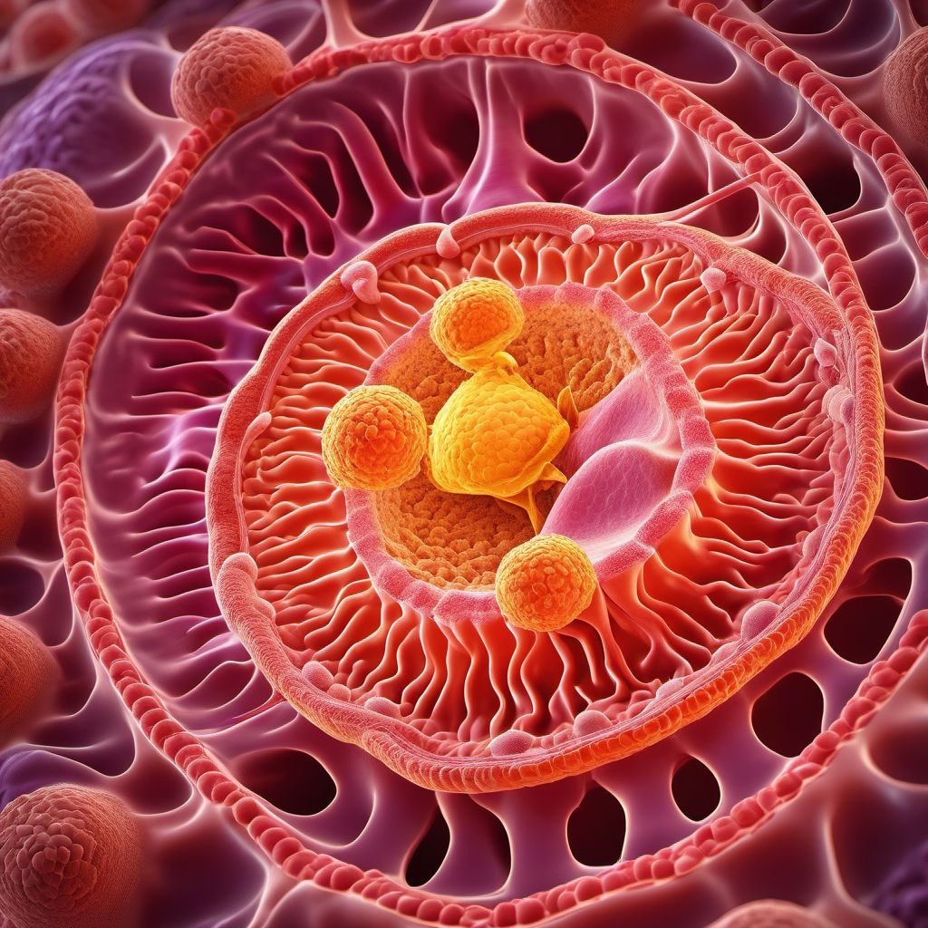 Carcinoma in situ of other and unspecified parts of intestine digital illustration