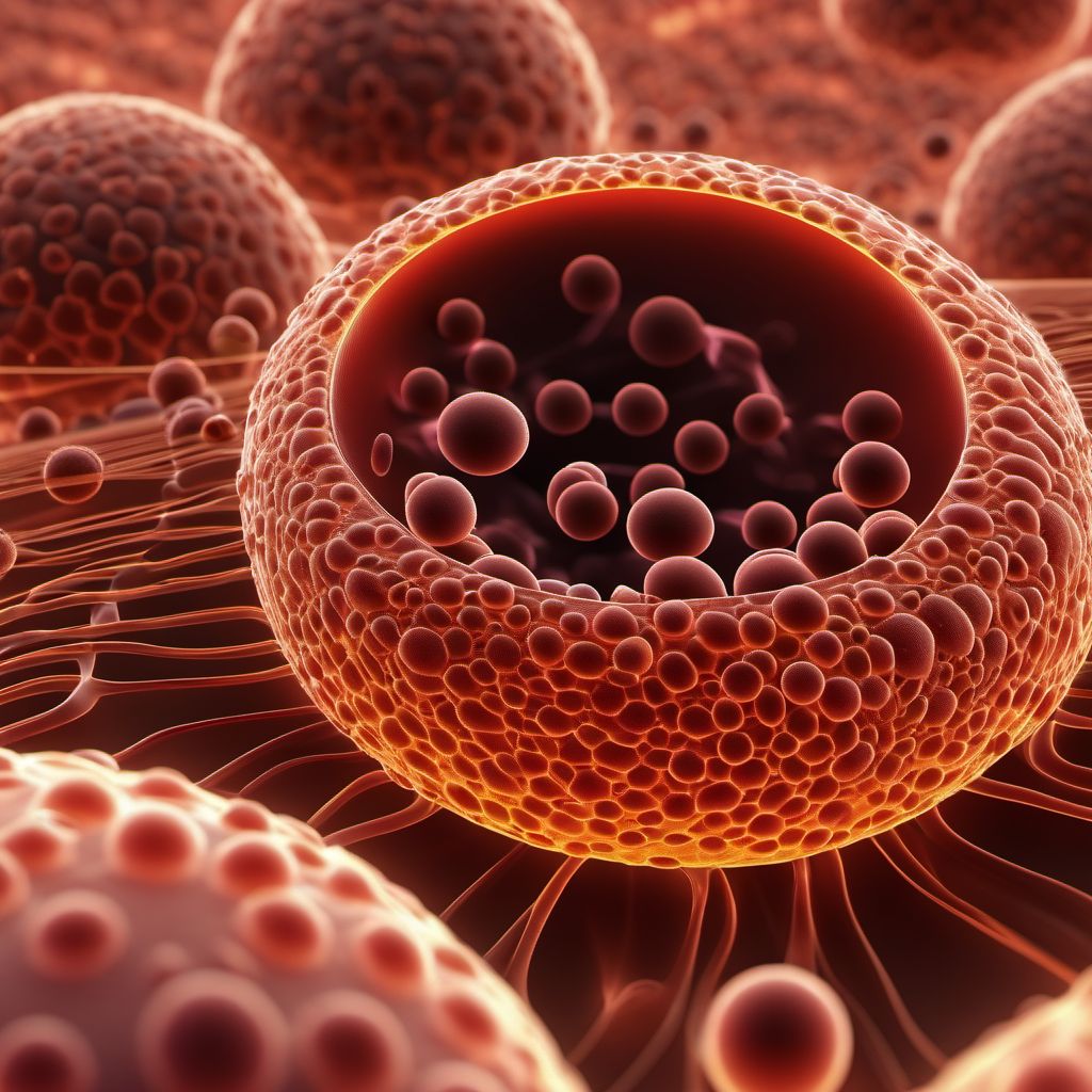Melanoma in situ of other sites digital illustration