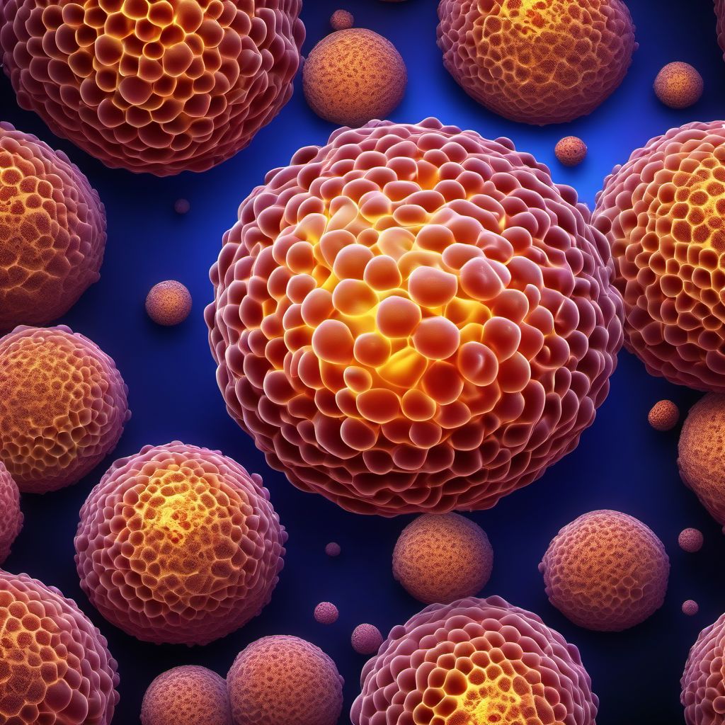 Carcinoma in situ of skin digital illustration