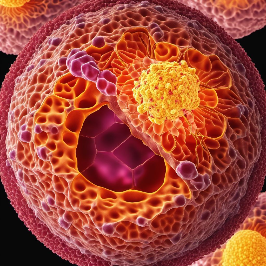 Carcinoma in situ of skin of other and unspecified parts of face digital illustration