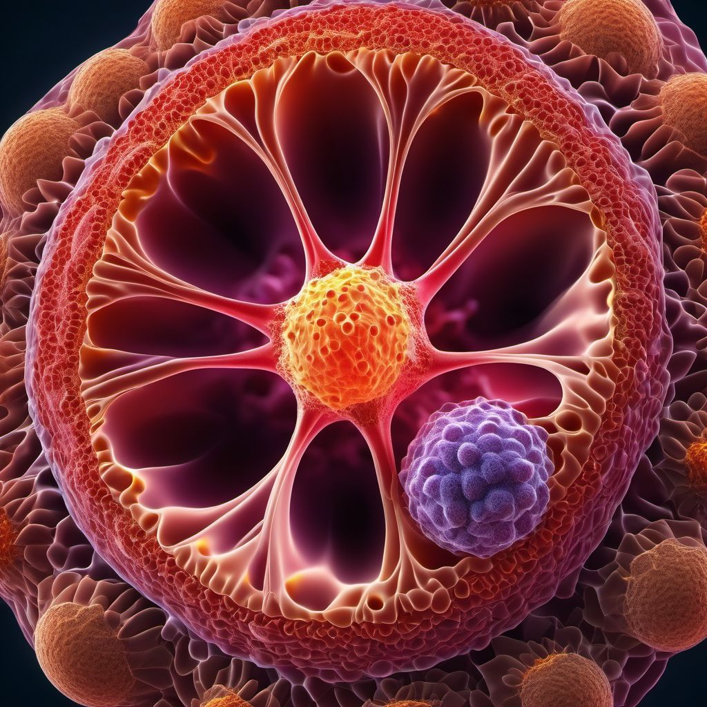 Carcinoma in situ of other and unspecified genital organs digital illustration