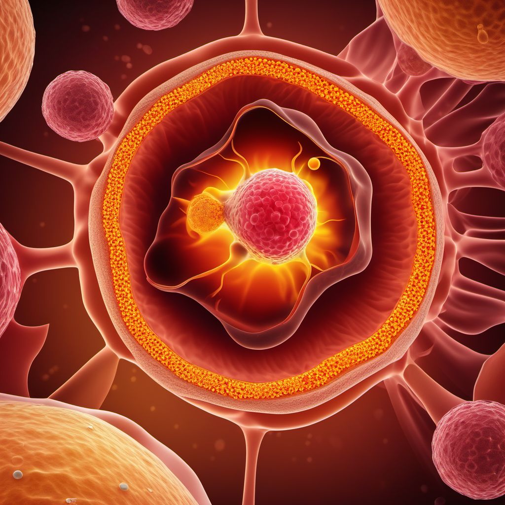 Carcinoma in situ of other and unspecified urinary organs digital illustration