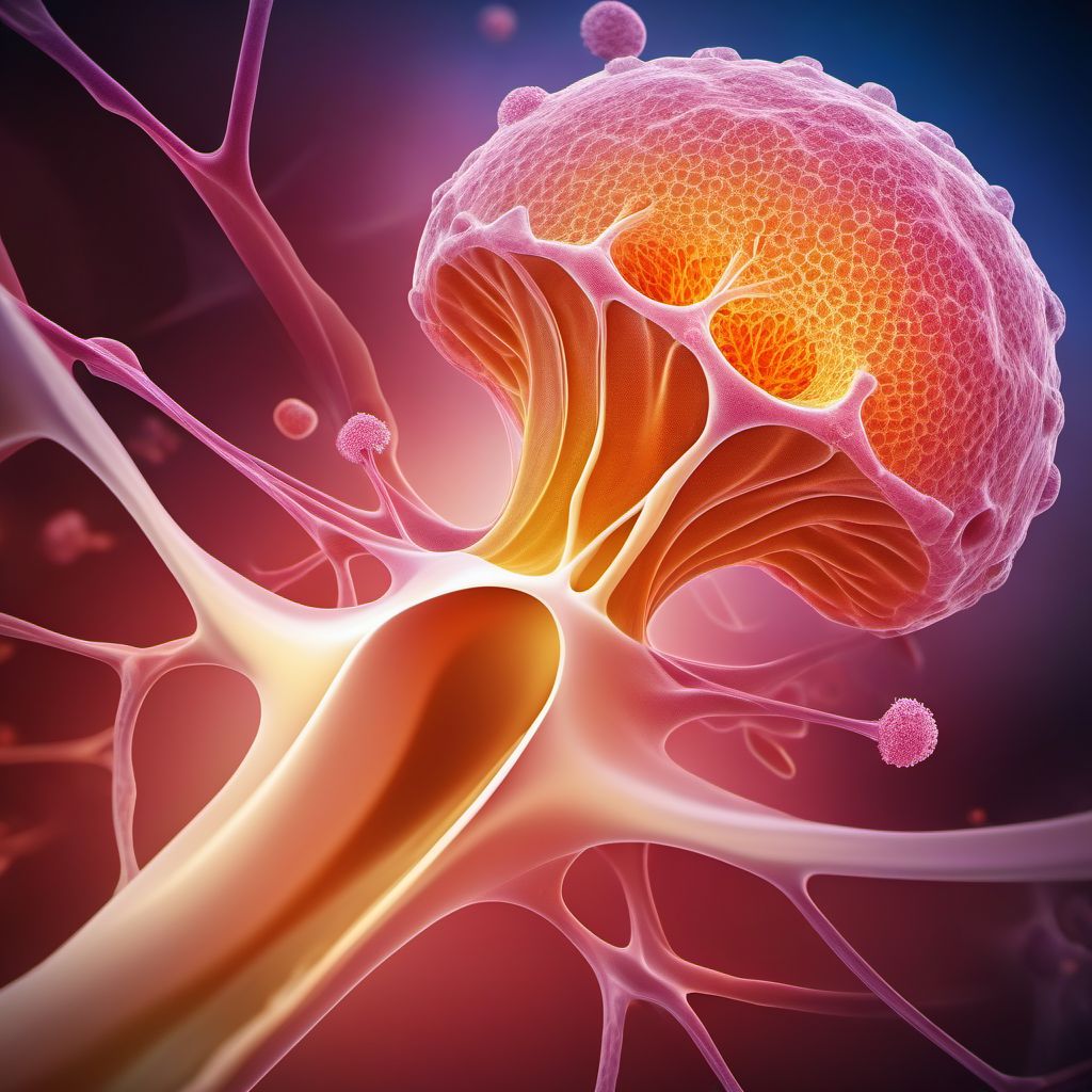 Benign neoplasm of bone and articular cartilage digital illustration