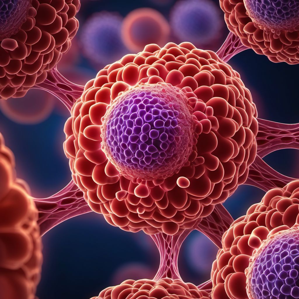 Benign lipomatous neoplasm, unspecified digital illustration