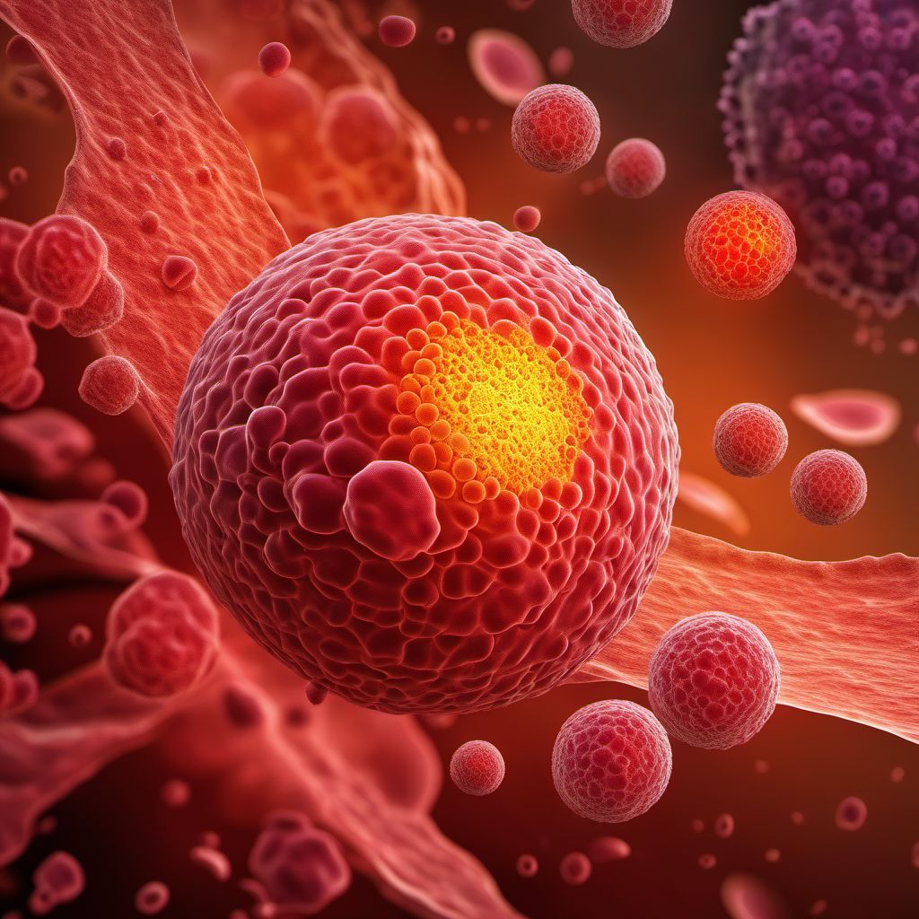 Hemangioma digital illustration
