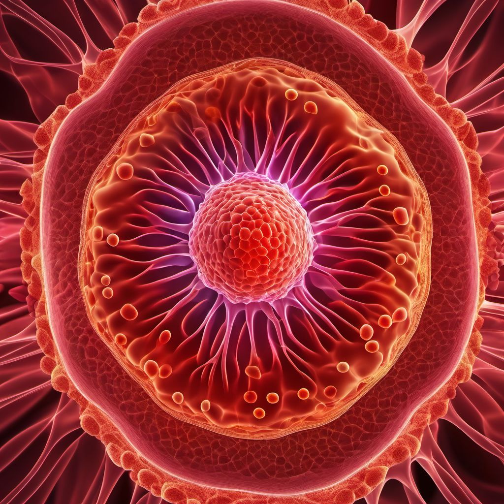 Benign neoplasm of male genital organ, unspecified digital illustration