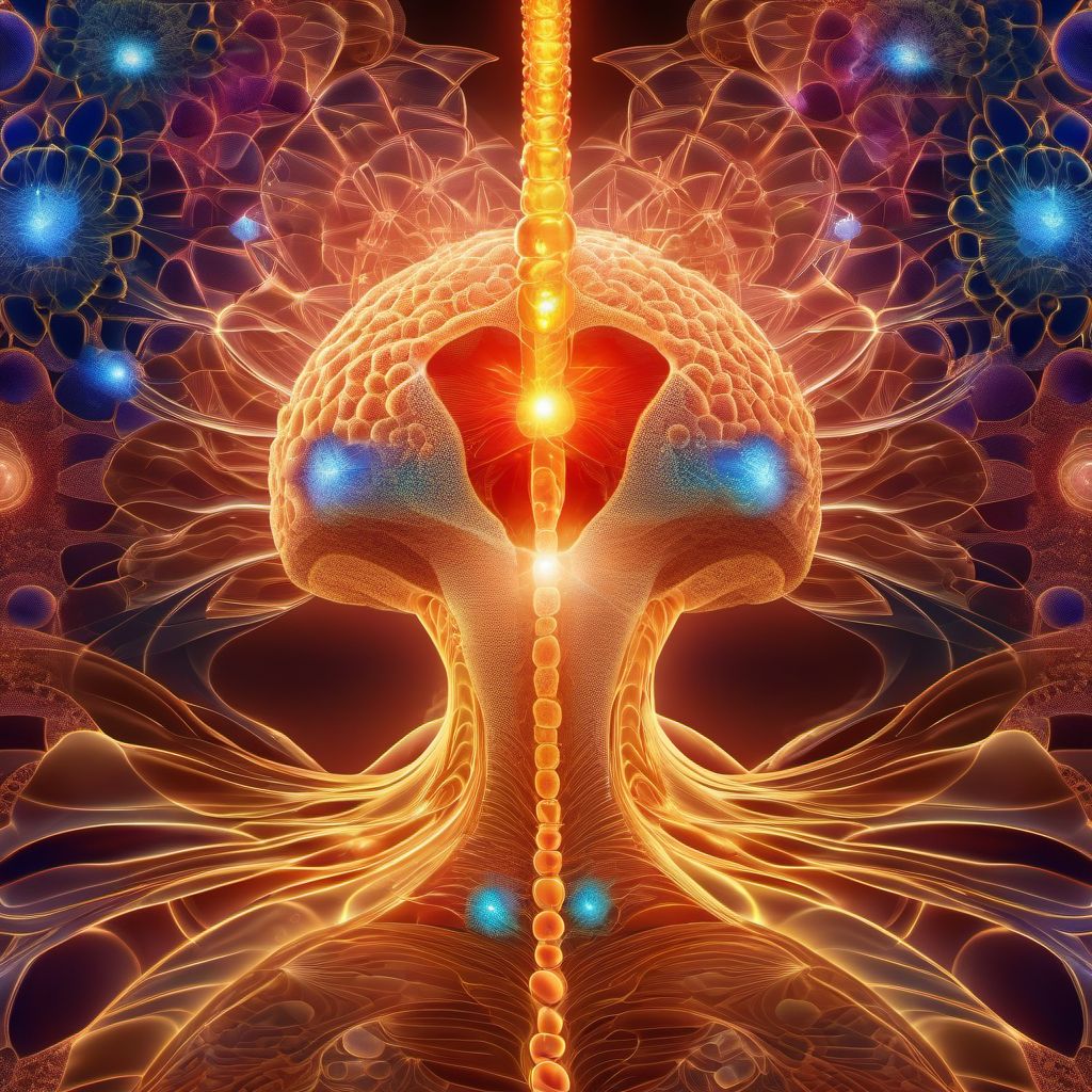 Benign neoplasm of pineal gland digital illustration