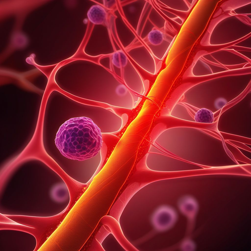 Benign neoplasm of carotid body digital illustration