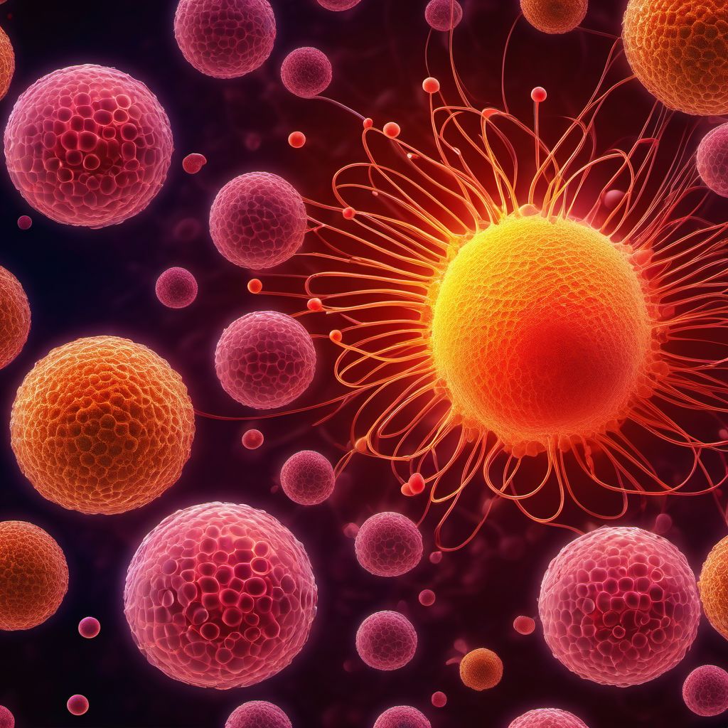 Benign neoplasm of other and unspecified sites digital illustration