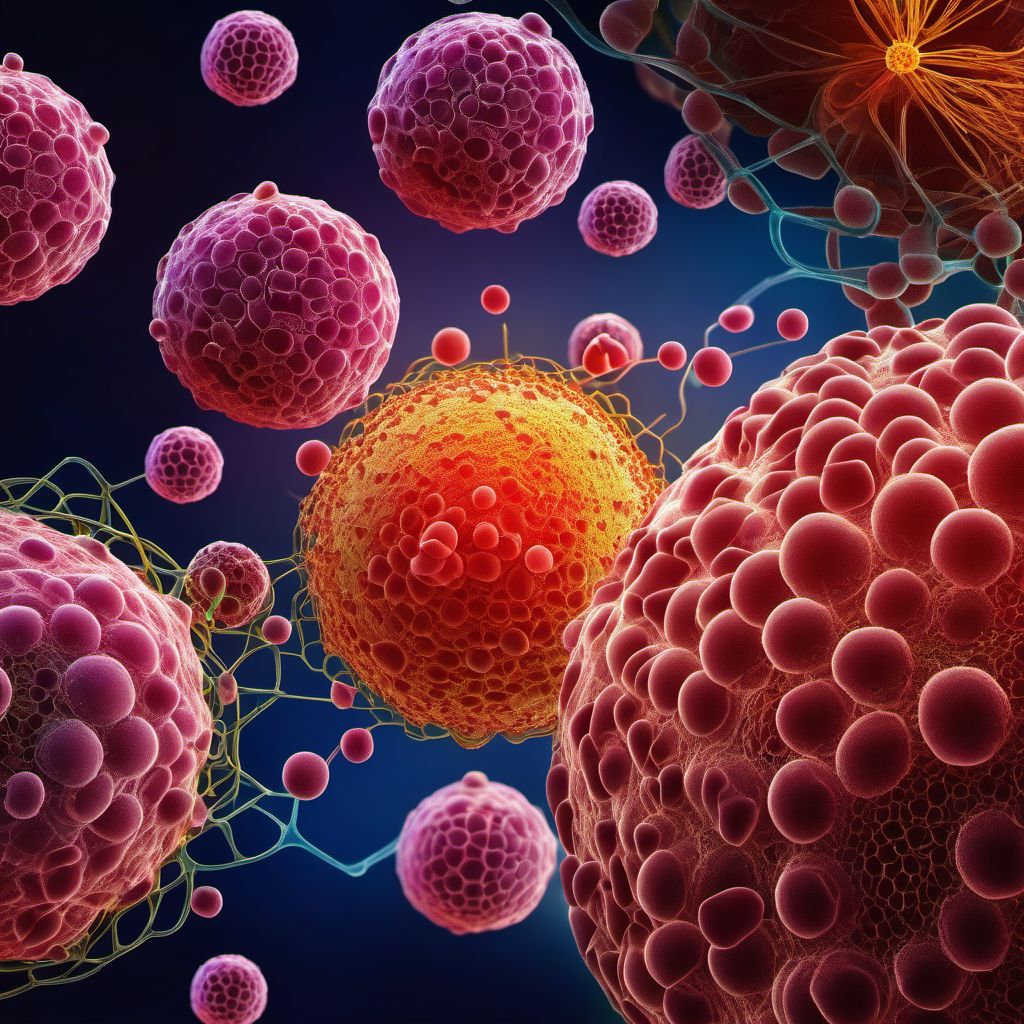 Benign neoplasm, unspecified site digital illustration