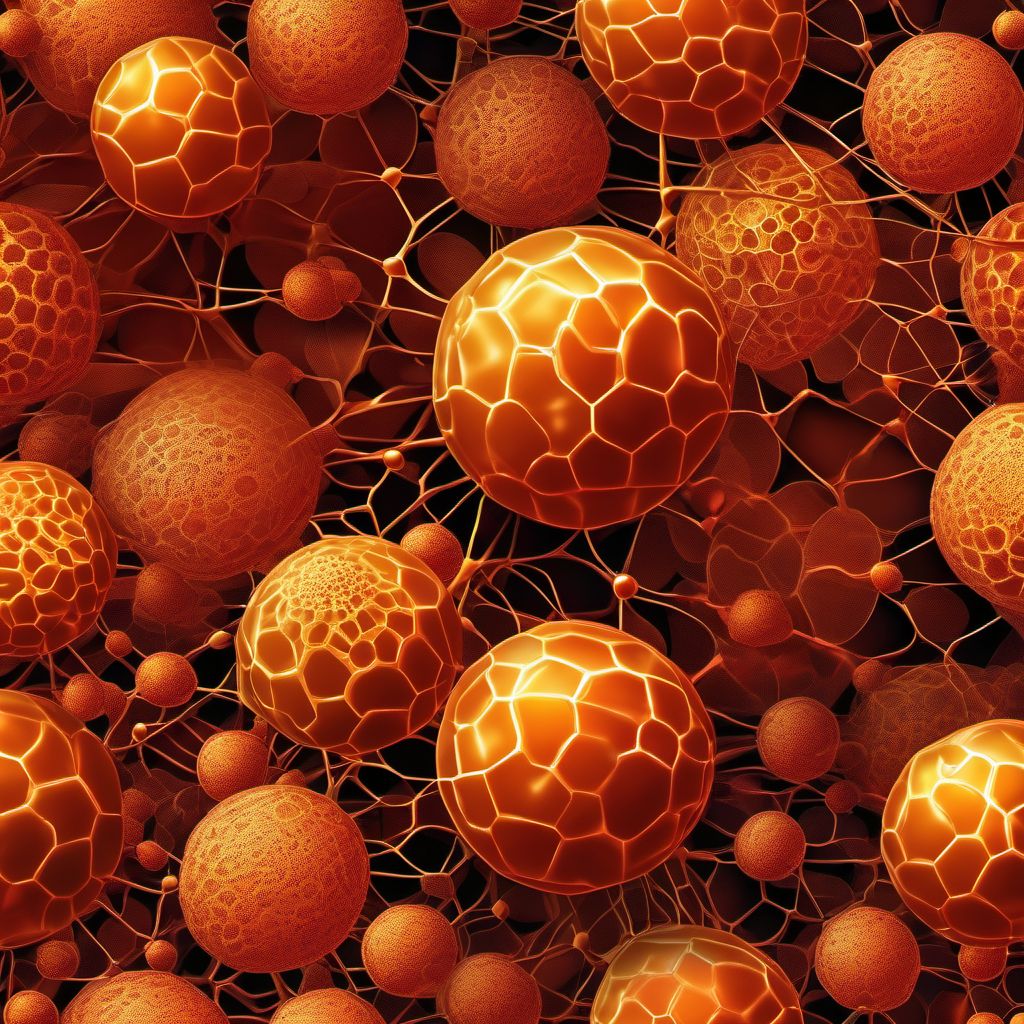 Other benign neuroendocrine tumors digital illustration