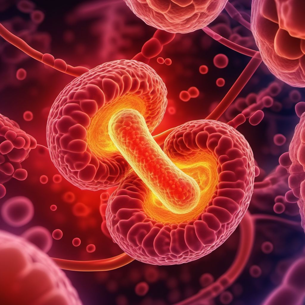Neoplasm of uncertain behavior of small intestine digital illustration