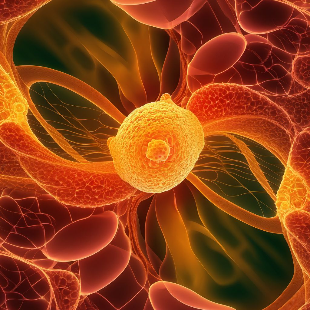 Neoplasm of uncertain behavior of colon digital illustration