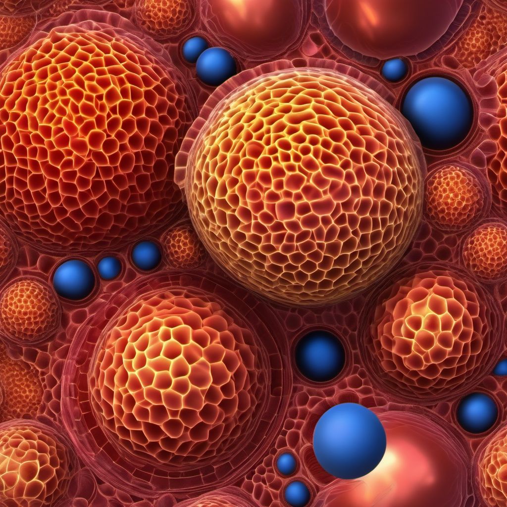 Neoplasm of uncertain behavior of male genital organs digital illustration