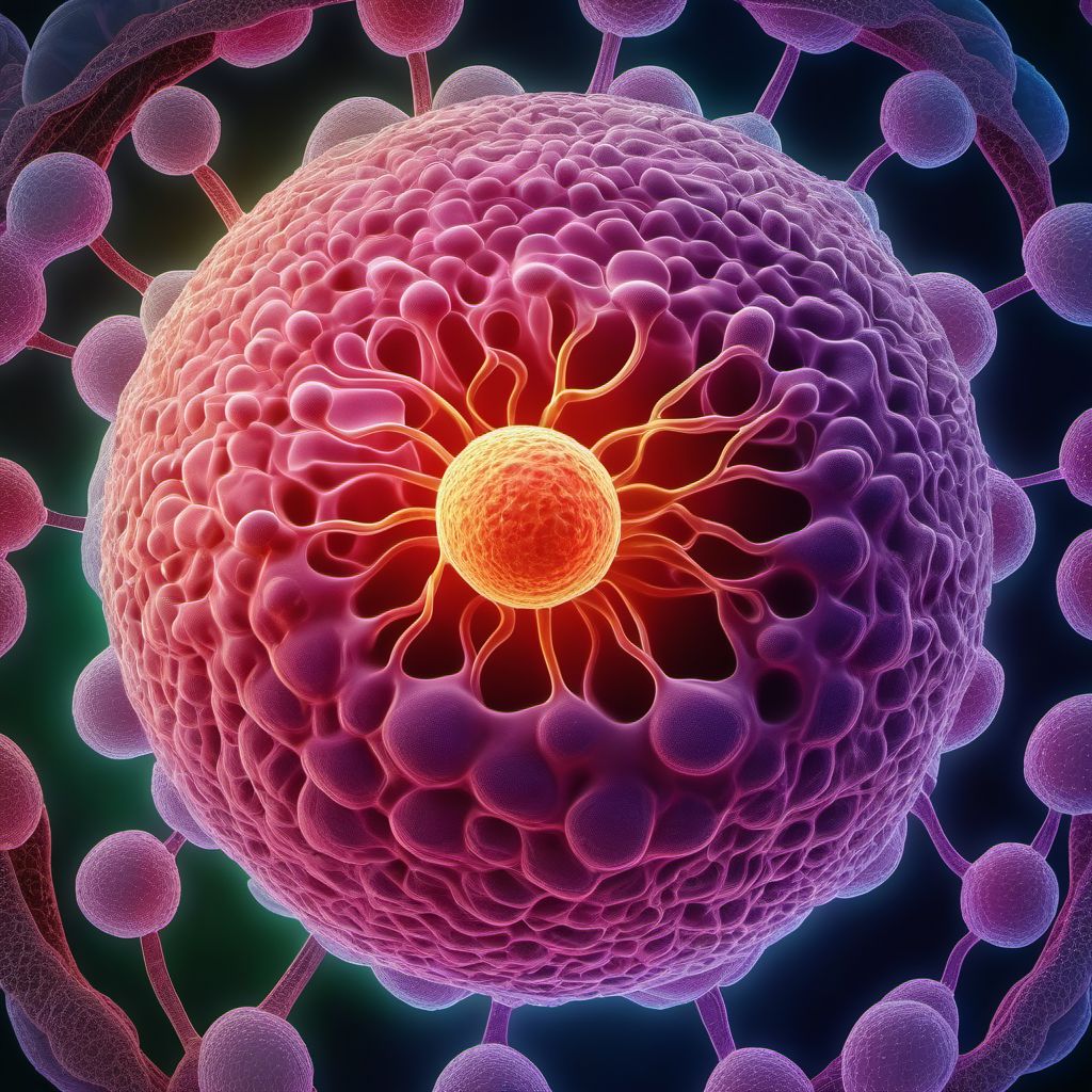 Neoplasm of uncertain behavior of testis digital illustration