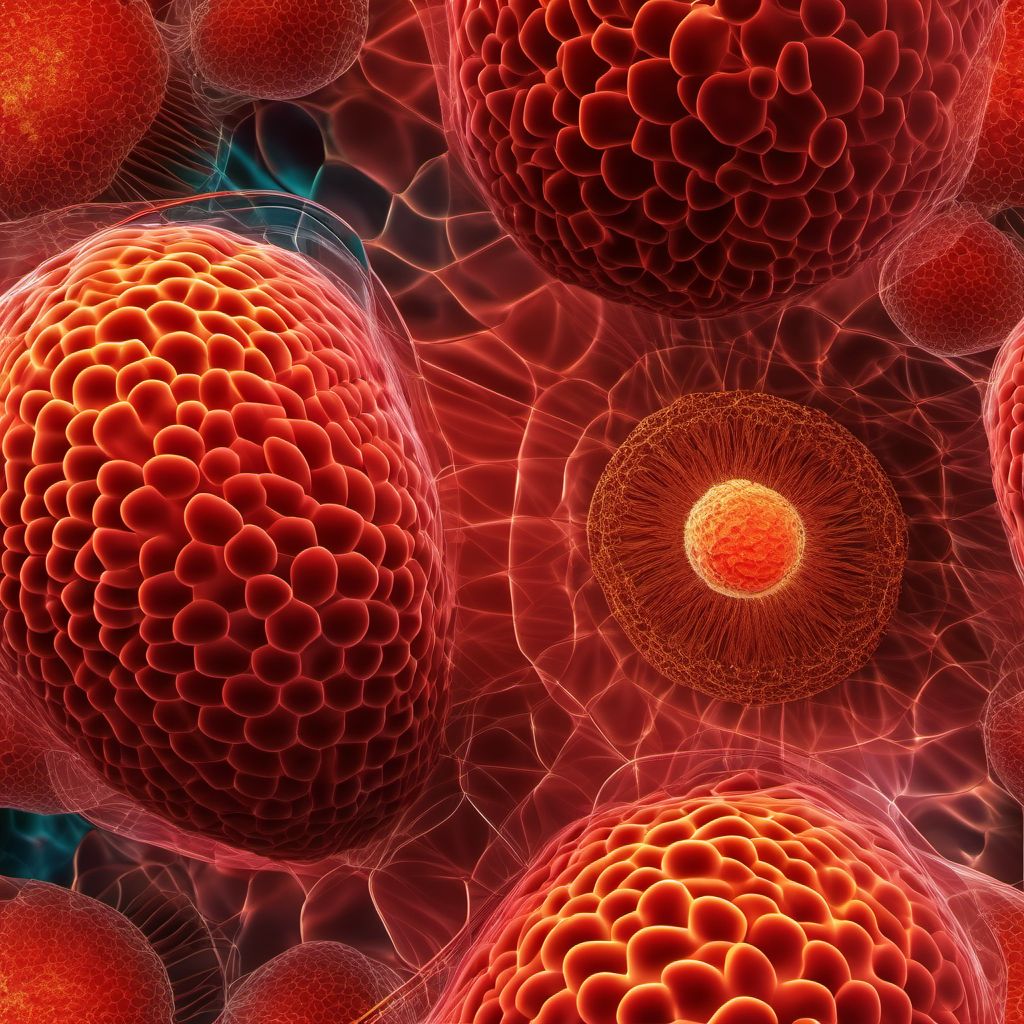 Neoplasm of uncertain behavior of aortic body and other paraganglia digital illustration