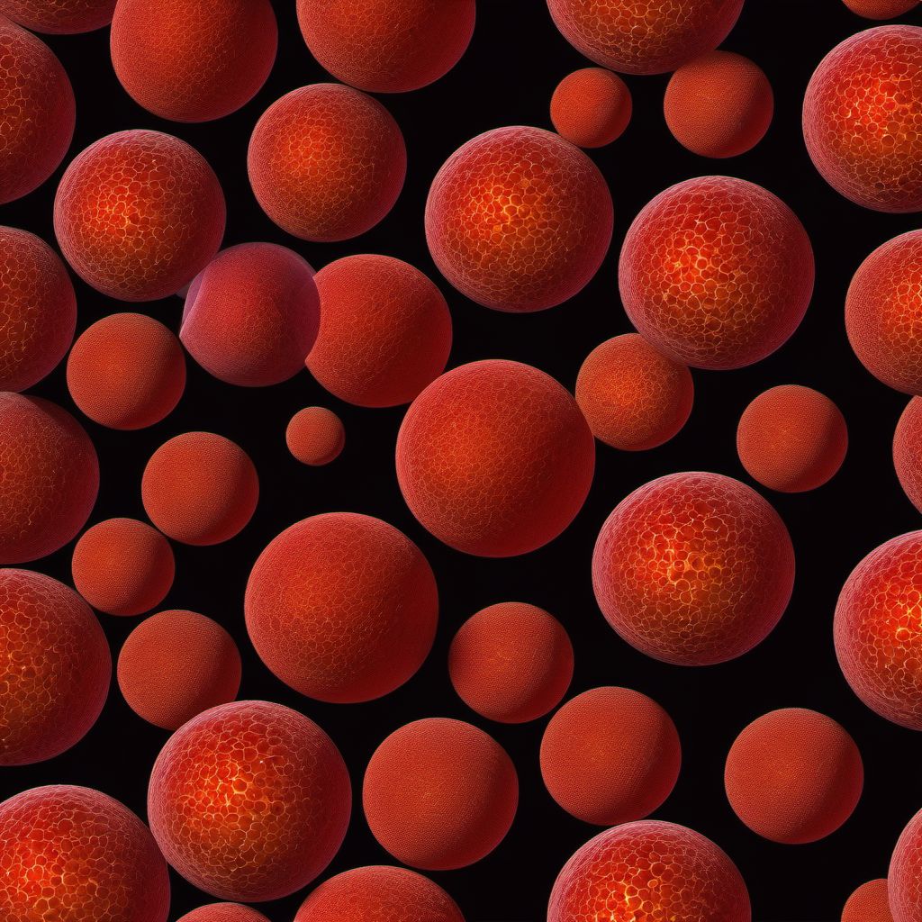 Polycythemia vera digital illustration