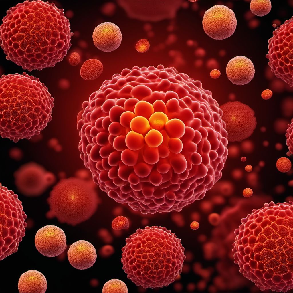 Myelodysplastic syndromes digital illustration