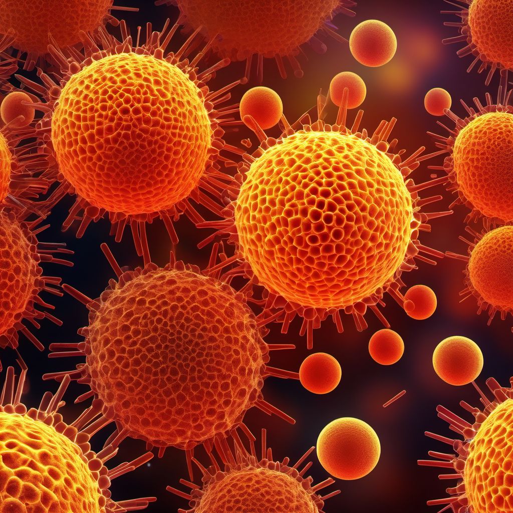 Refractory cytopenia with multilineage dysplasia digital illustration