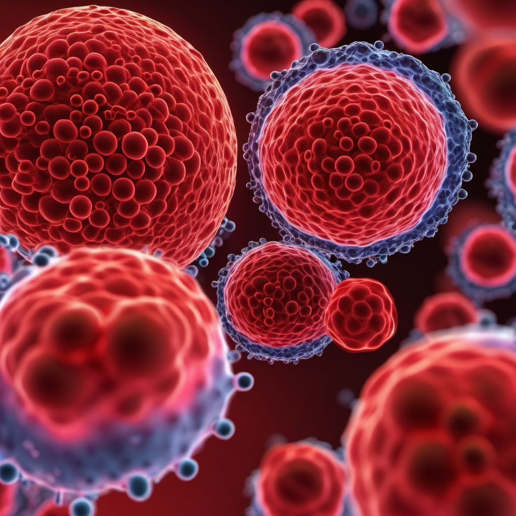 Refractory anemia, unspecified digital illustration