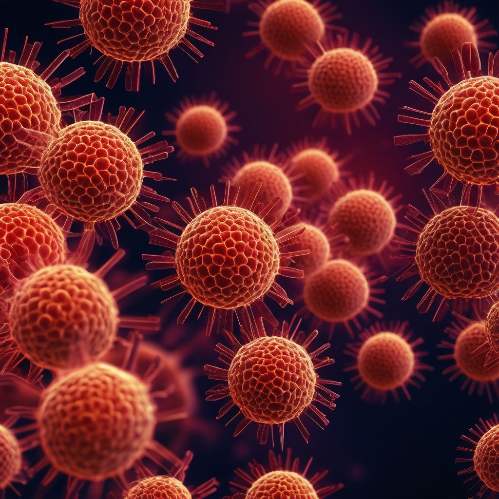 Monoclonal gammopathy digital illustration