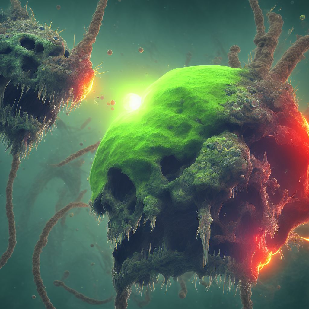 Neoplasms of unspecified behavior digital illustration