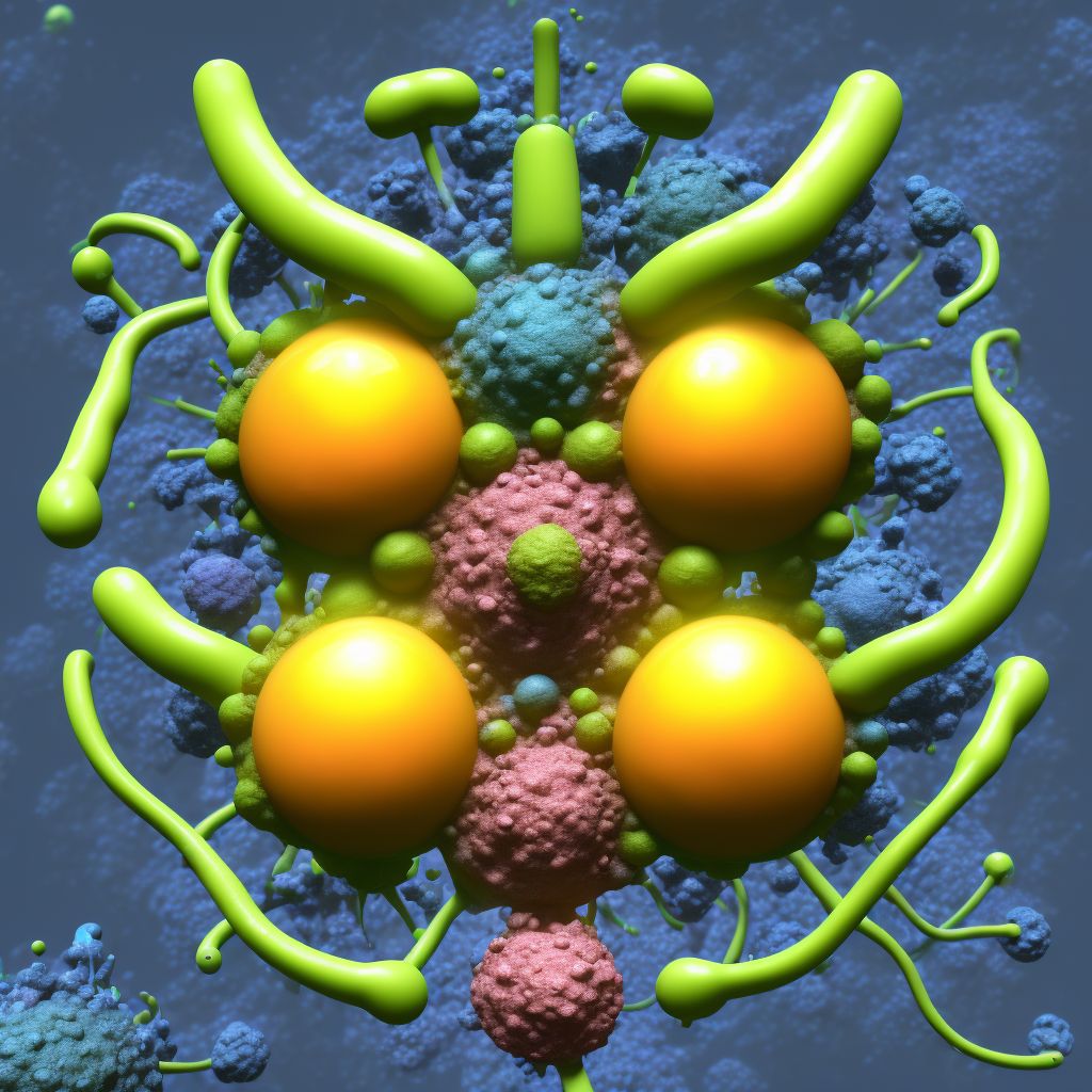 Neoplasm of unspecified behavior of kidney digital illustration