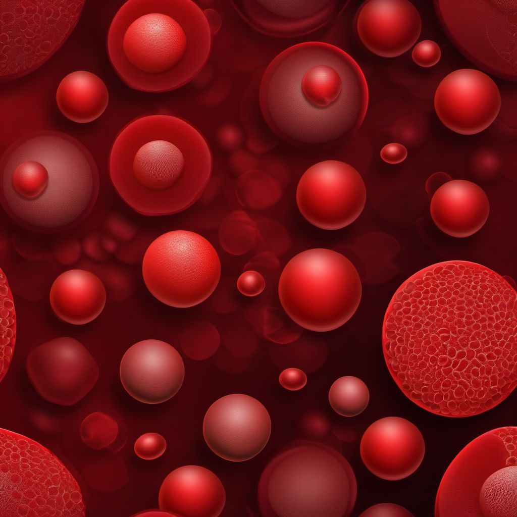 Other anemias digital illustration