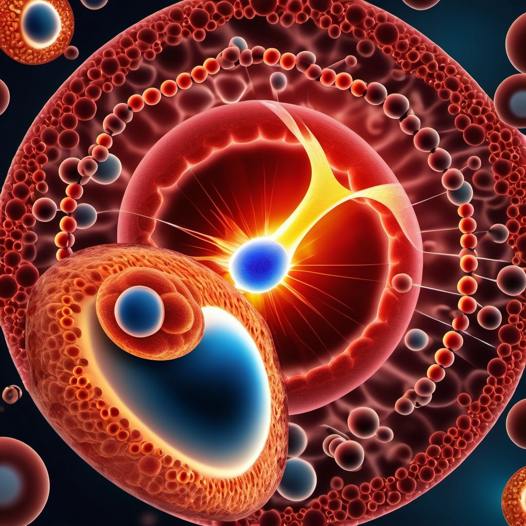 Drug or chemical induced diabetes mellitus with moderate nonproliferative diabetic retinopathy digital illustration