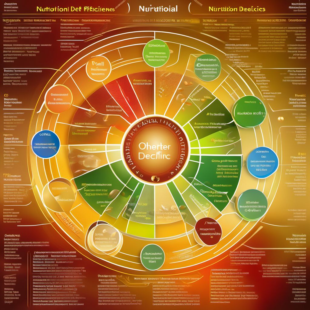 Other nutritional deficiencies digital illustration