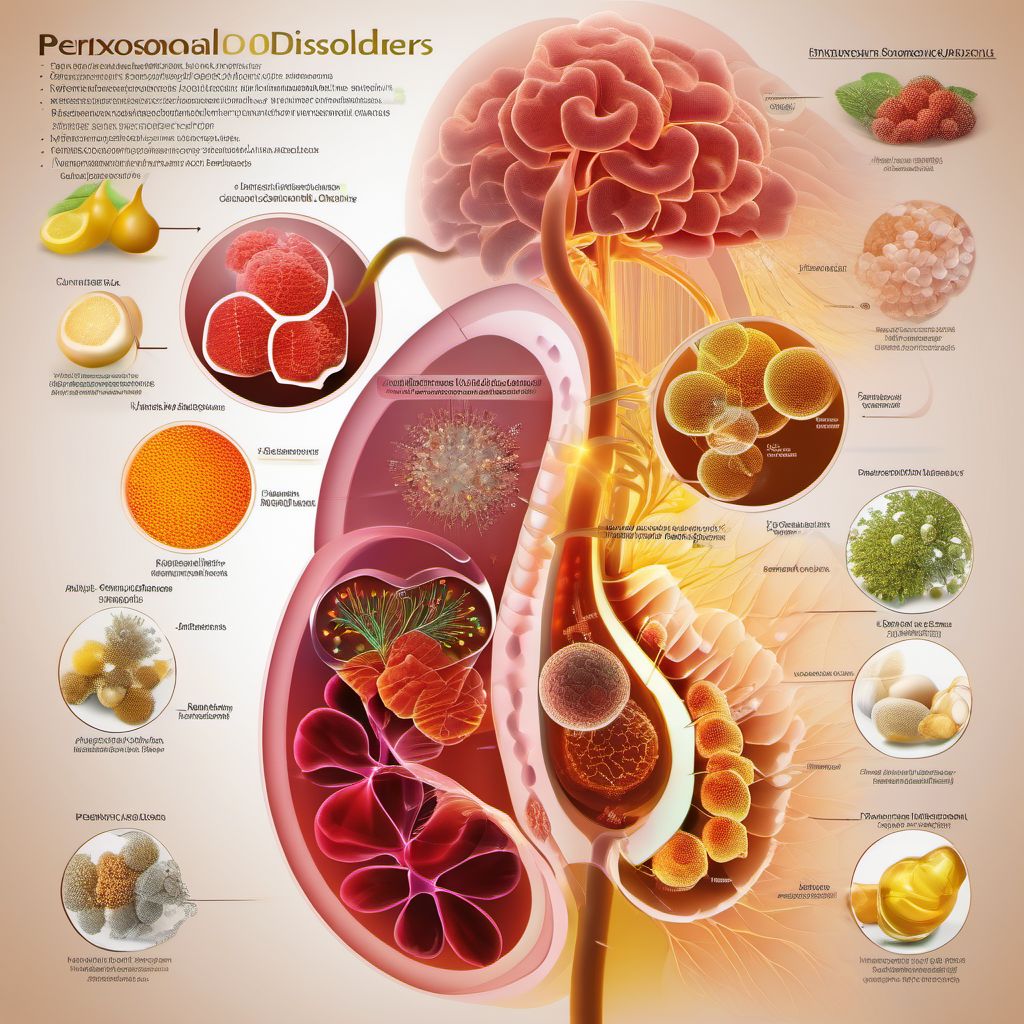 Peroxisomal disorders digital illustration