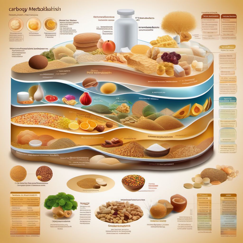 Disorder of carbohydrate metabolism, unspecified digital illustration