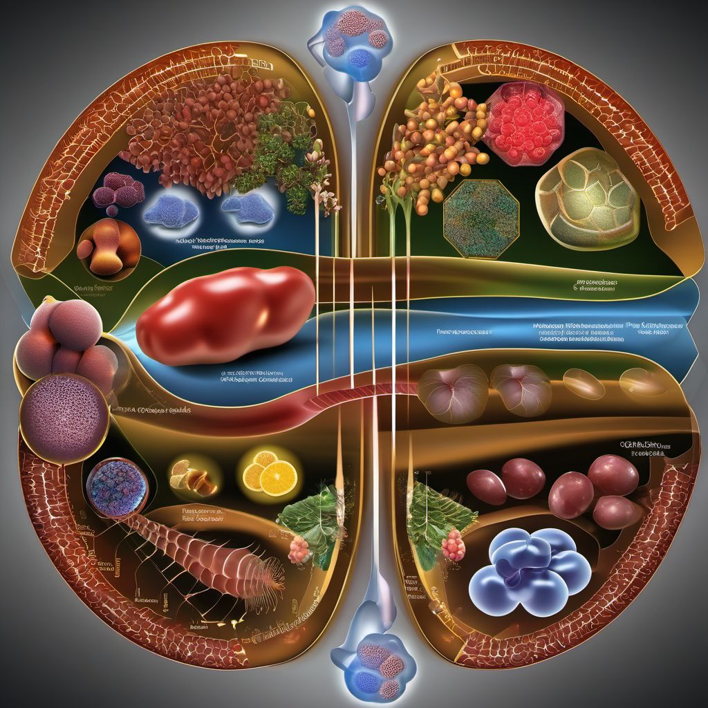 GM2 gangliosidosis digital illustration