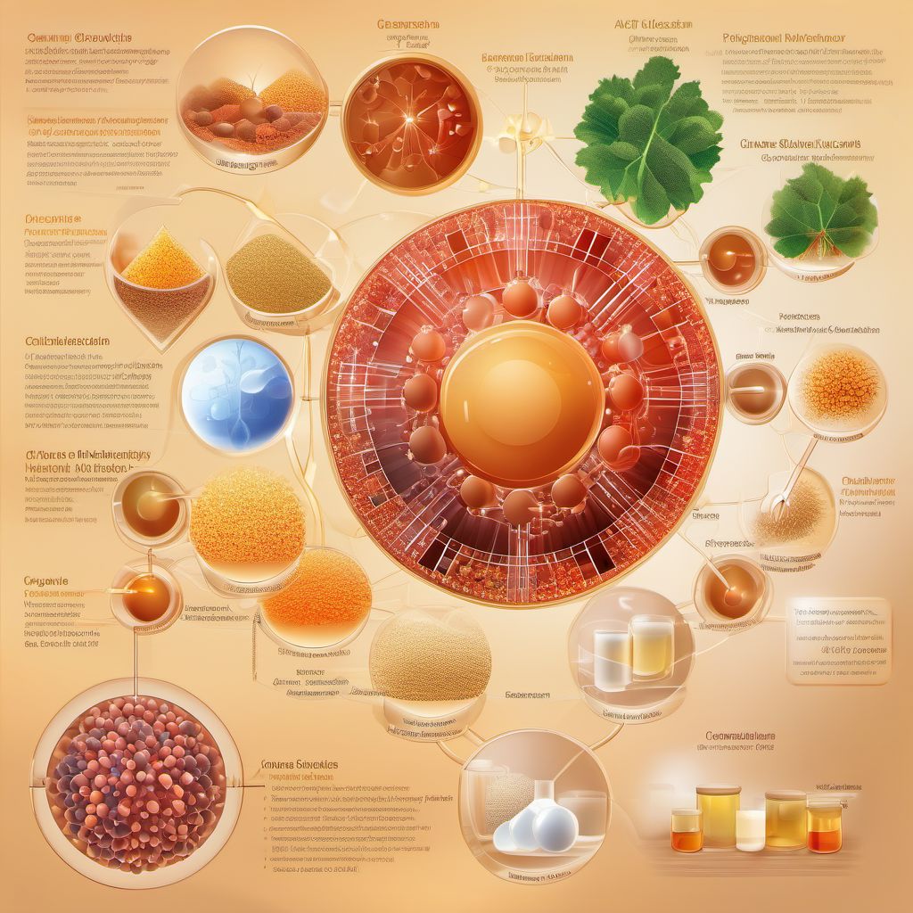 Disorders of glycosaminoglycan metabolism digital illustration