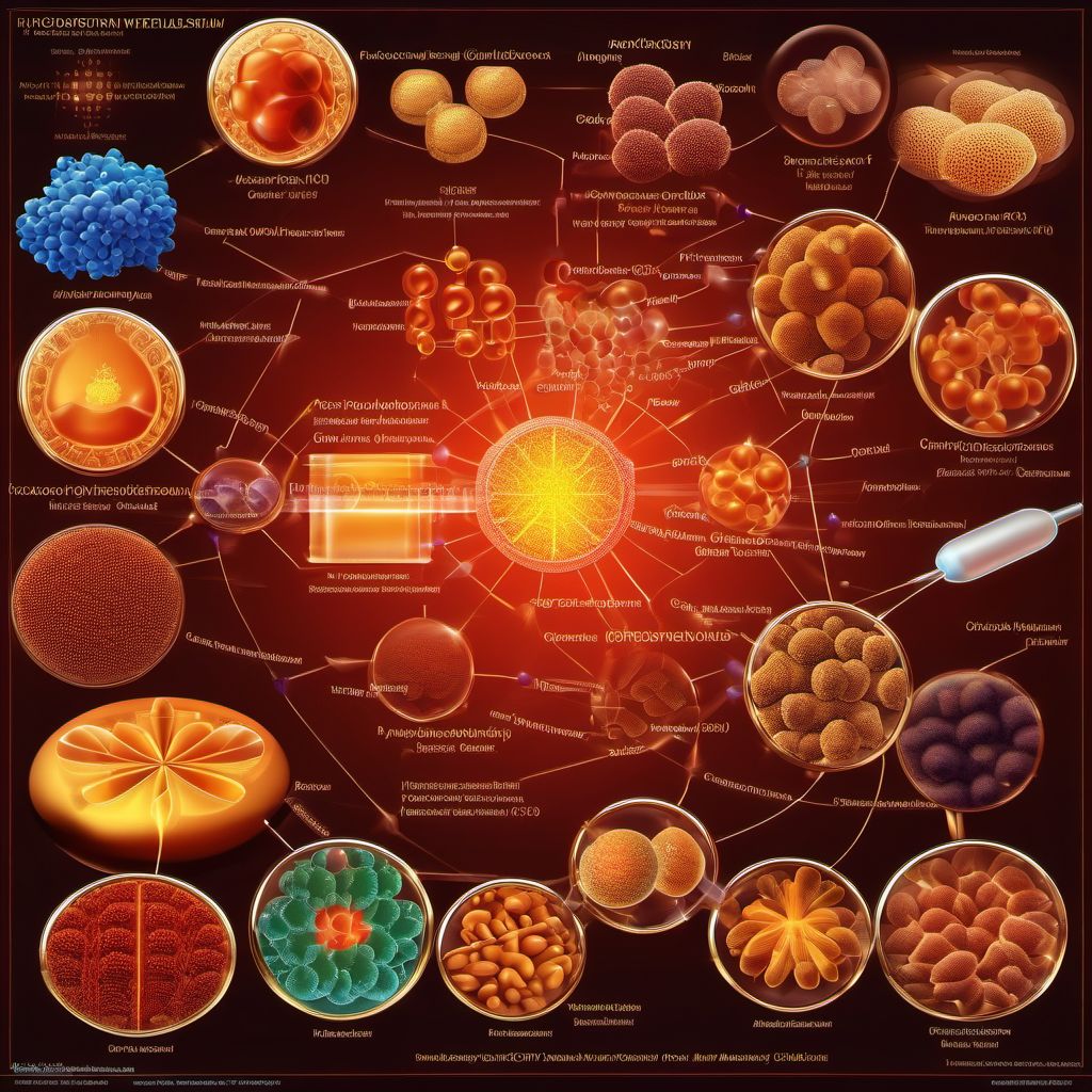 Disorders of glycoprotein metabolism digital illustration