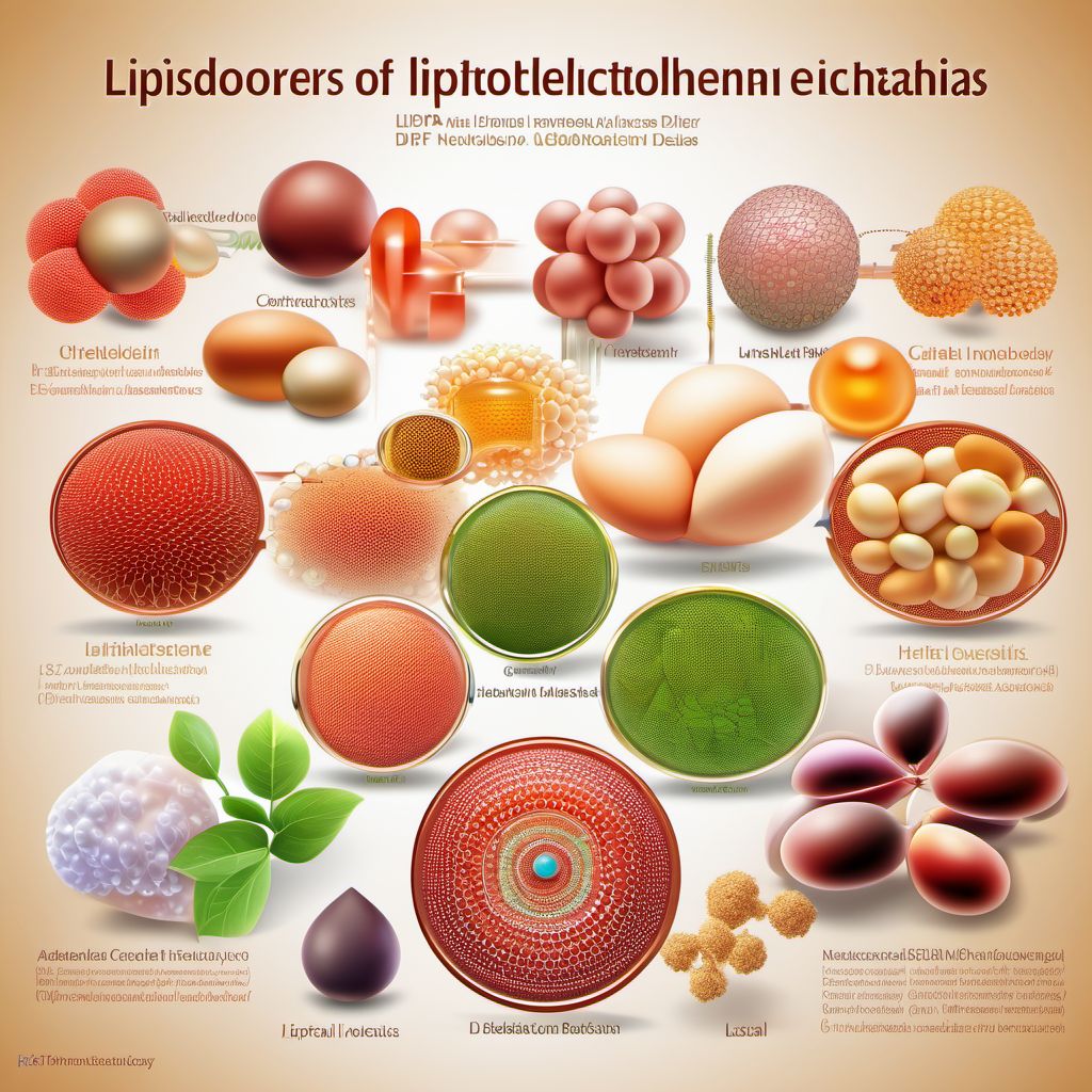 Disorders of lipoprotein metabolism and other lipidemias digital illustration