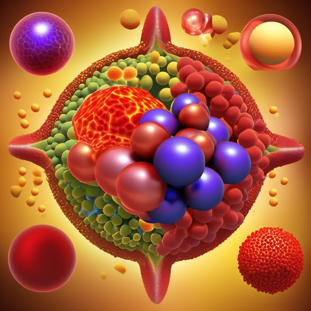 Defects of catalase and peroxidase digital illustration