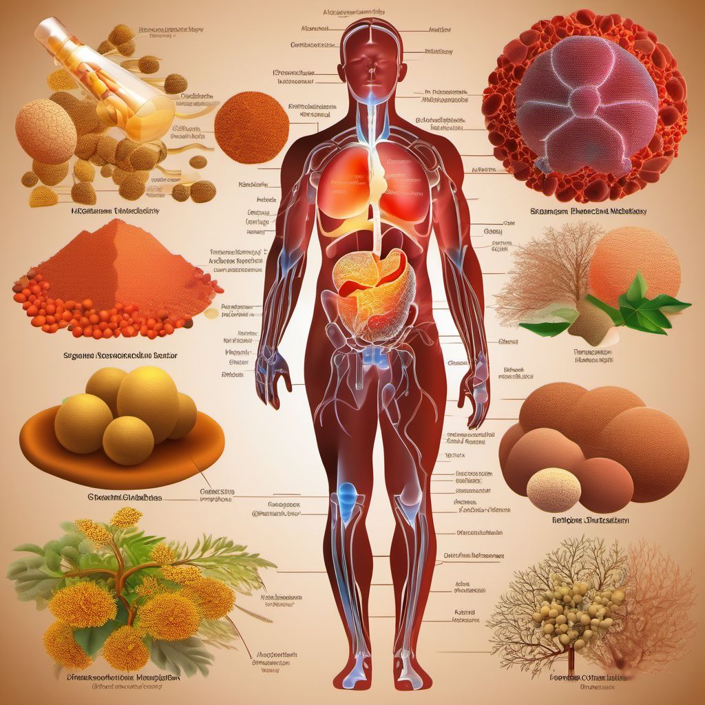 Disorders of iron metabolism digital illustration