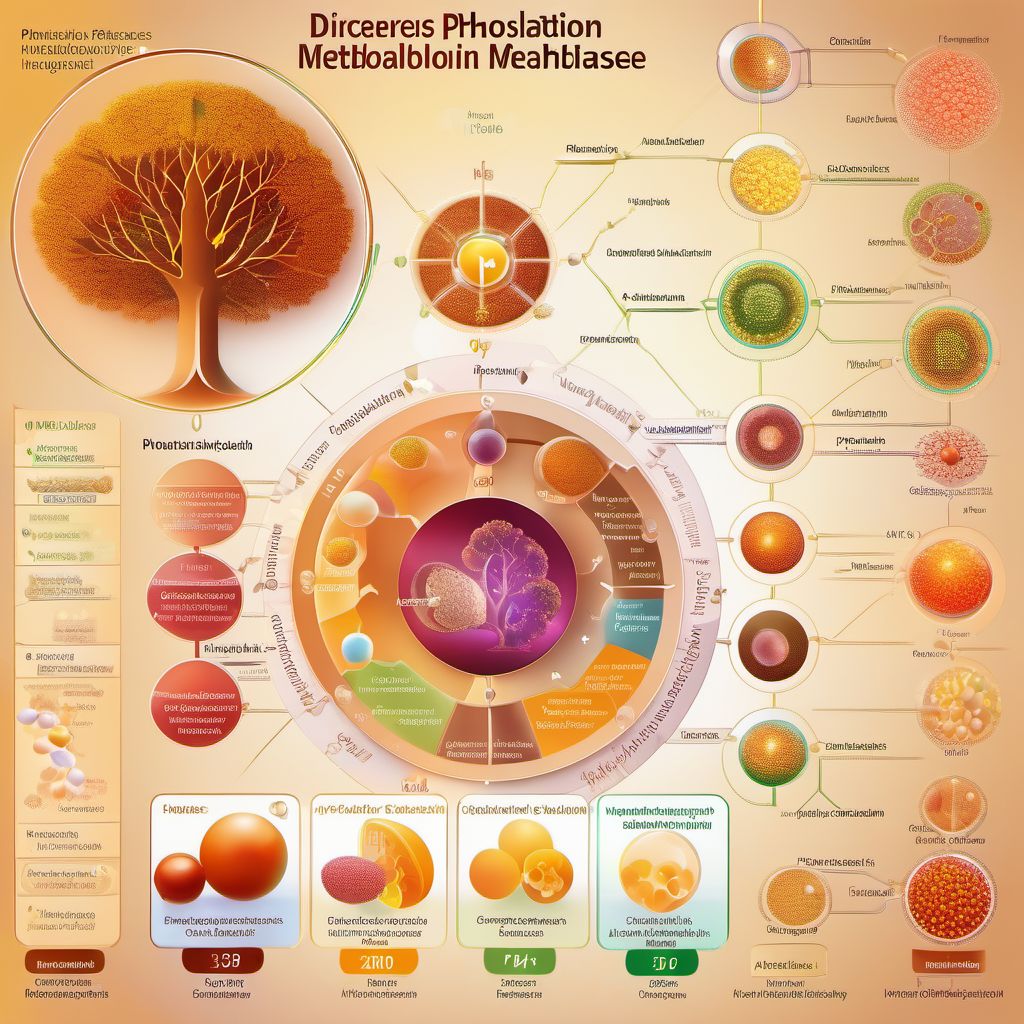 Disorders of phosphorus metabolism and phosphatases digital illustration